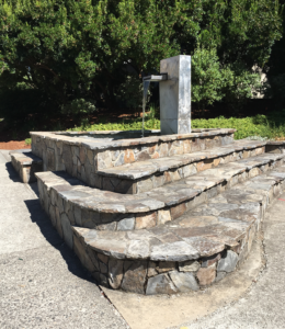 ledding library fountain